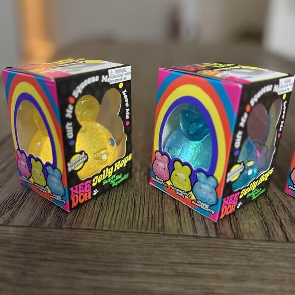 Schylling NeeDoh Jelly Hop Scented Squishy Squeeze Toy New Easter 2026 SET OF 3 - Picture 3 of 11
